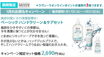 ベーシック ハンドクリーン＆ケアセット